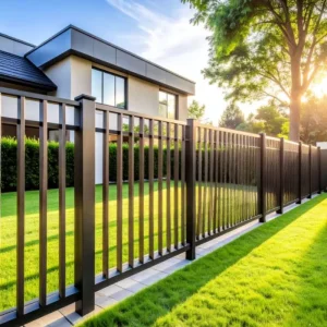 Custom Aluminum Art Wall Villa Courtyard Fence Cast Aluminum Alloy Outdoor Guardrail Balcony Railing Post