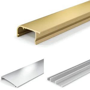 Custom Aluminum Baseboard Profiles for Wall Protection & Architectural Finishing and All Kinds Aluminum Extrusion Profile