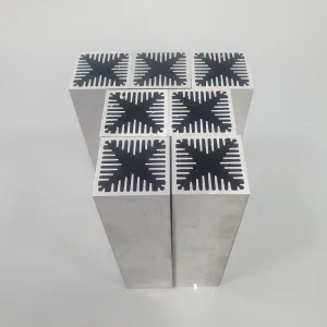 Custom Aluminum Extrusion Heat Sink Profile High Power Electronic Air Cooled Radiator CNC Machined 6063 Heatsink for Power Module