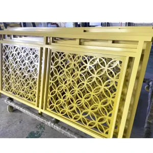 Custom Aluminum Fence Panels for Garden Privacy and Outdoor Fencing