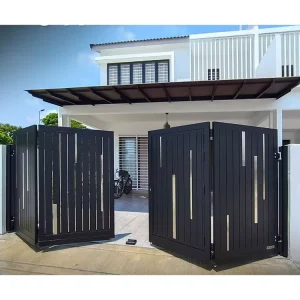Custom Aluminum Ironwork Driveway Sliding Gates, Various Styles