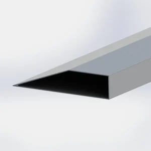 Custom Anodized Aluminum Screed Board Trapezoidal Profile for Concrete Leveling