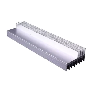 Custom CNC Machined Anodized Aluminum Pipe Tube Rectangular Aluminium Profile Extrusion Heat Sink