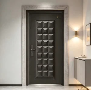 Custom Color Metal Anti Burglary Steel Door Residential Exterior Security Door ODM OEM Manufacturer