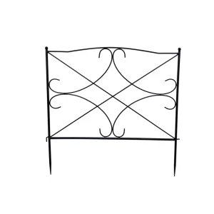 Custom Color and Size Metal Mesh Ornamental Garden Fence for Patio and Landscape