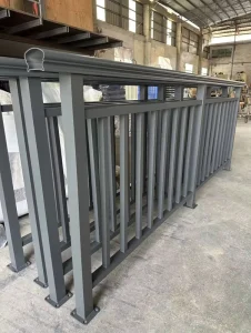 Custom Contemporary Iron & Aluminum DIY Villa Courtyard Balcony Deck Stairway Railings
