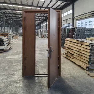 Custom Contemporary Main House Metal Steel Door Design Safety Metal Steel Doors for Home