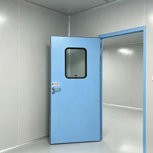 Custom Design High Performance Antibacterial Manual Hermetic Door Dustproof Sound Insulated Door for Medical Clinic Clean Space
