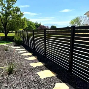 Custom Design Powder Coated Aluminum Privacy Fence 6063 T5 for Residential Projects