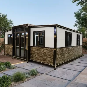 Custom Expandable Container House Modular Prefabricated Living Luxury Villa Fast Install Steel Structure Building