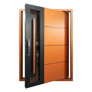 Custom Exterior Modern High End Pivot Hinged Doors Secure Entry Entrance Door