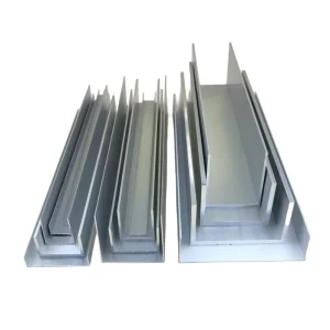 Custom Extrusion 6063 Aluminum Square U Shaped Channel Profiles with Cutting Service Custom Color and Size