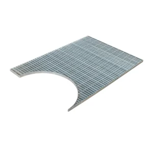 Custom Fabrication Galvanized Steel Grating Various Shapes Metal Bar Grating for Industrial Floor