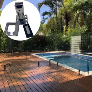 Custom Finish Available Adjustable Frameless Pool Fence Glass Spigot for Modern Outdoor Glass Balustrade