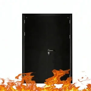 Custom Fire Door UL Certified Fire Resistant Metal Door High Temperature Resistant Suitable for Hospital and Warehouse Projects