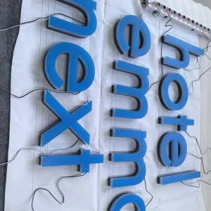 Custom Front Lit LED Sign Acrylic Sign Board for Indoor/Outdoor Use IP67 Waterproof Office Shop Displays