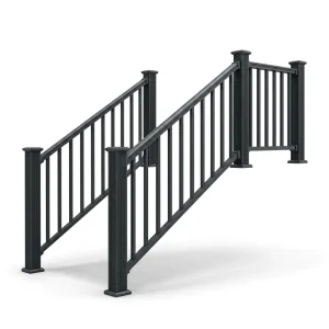 Custom Galvanized Steel Railing Indoor Outdoor Safety Protection Stair Handrail Guardrail Balcony Modern Design Rust/Water