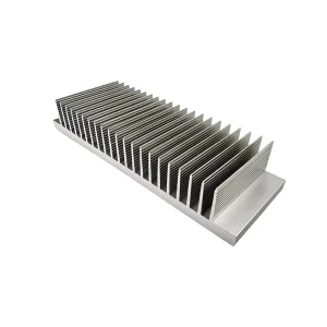 Custom High Density Fin Aluminum Heat Sink Extrusion 6063 T5 CNC Machining Anodized