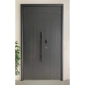 Custom House Luxury Villa Main Exterior Entrance Entry Front Metal Modern Pivot swing Door