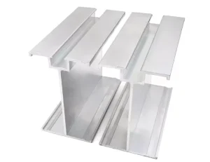Custom Industrial Aluminum Extrusion Profile H Structured Beam 6000 Series Bending & Welding Services Available