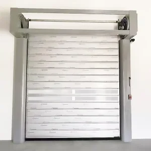 Custom Industrial Automatic Aluminum Metal Rolling Door Fast Interior Automatic Rolling Shutter Door