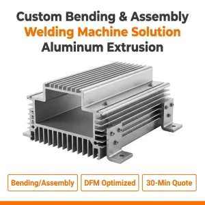 Custom Industrial Bending Assembly Metal Welding Machine Heatsink Aluminum Extrusion
