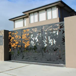Custom Laser-Cut Aluminum Decorative Metal Fabrication Panels for Outdoor Garden and Villa