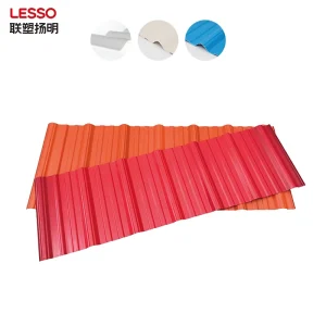 Custom Length UPVC Corrugated Roof Panel 1130mm 1360mm 1075mm 1029mm Width Modern Heat Resistant Outdoor Roofing Sheet