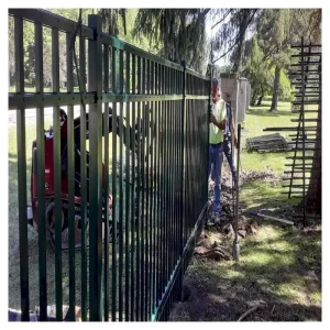Custom Metal Handrail Wrought Iron Railing for Balcony and Garden