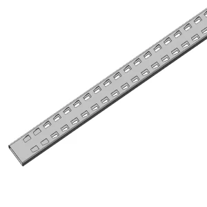 Custom Metal Stamped Steel Studs and Tracks for Prefabricated Building Slotted Channel Framing