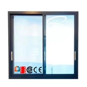 Custom Modern Design Vertical Exterior Aluminum Sliding Window NFRC AS2047 Certification Customized Glass Windows Aluminum Alloy