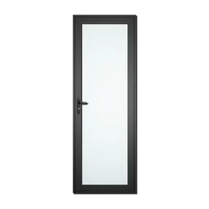 Custom Modern Double Casement Front Entrance Double Glass Security Aluminum Casement Hinged Door