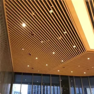 Custom Modern Industrial Aluminum Extrusion Profile Class Fireproof Waterproof Oxidation Spray Paint Baffle Ceiling Metal