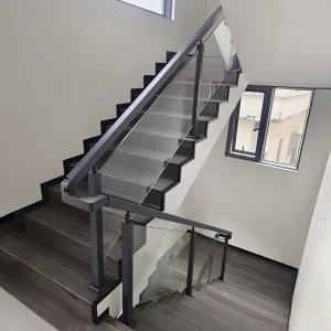 Custom Modern Stainless Steel 304 Topless Balcony Glass Railing Handrail Mirror Polish Finish Rust Resistant for Apartment