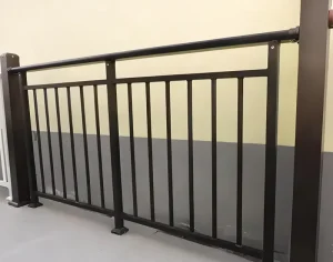Custom Modern Stainless Steel Galvanized Steel DIY Rust Resistant UV Protected Guardrail Stair Railing for Villa Outdoor Balcony