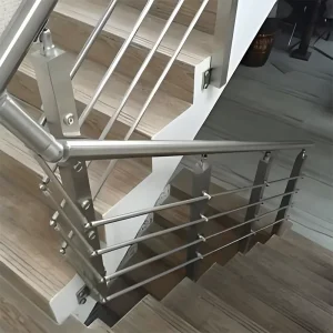Custom Modern Stainless Steel Guardrail Multi Size Rust Resistant for Stair Villa Hotel Library Hospital Mall Apartment Balcony