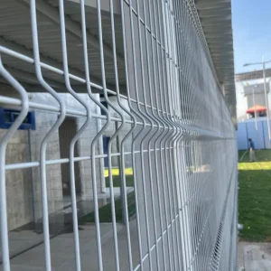 Custom PVC-Coated Galvanized Wire Mesh 3D Fence Panel, 6 x 8 ft, Weather Resistant