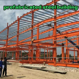 Custom Prefab Steel Structure Warehouse Industrial Logistics Storage Workshop Fast Build Steel Frame