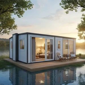 Custom Prefabricated 20FT High Quality Luxury Modern Modular Mobile Modular Kitchen Prefab Building Expandable Container House