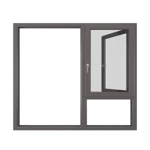 Custom Residential Thermal Break Aluminum Aluminium Alloy Glass Casement Metal Windows