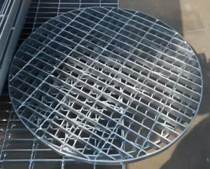 Custom Shaped High Strength Galvanized Steel Grating Panels Corrosion Resistant for Construction Metal Building Materials