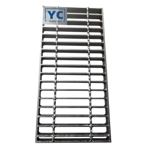 Custom Size Hot Dip Galvanized Heavy Duty Anti Corrosion Sewer Ditch Roadway Rainwater Drainage Cover Steel Workshop Villa