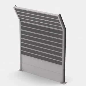 Custom Size Iron Factory Sound Barrier Wall Industrial Noise Barrier Wind Resistant for Workshop Enclosure