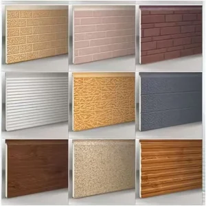 Custom Size Metal Carved Panel 383mm Width Decorative Wall Cladding