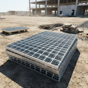Custom Size Q235 Astm A36 Anti Corrosion Outdoor METAL Building Materials Steel Grid Floor Flat Steel Grating For Bridge