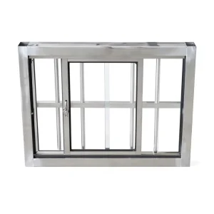 Custom Size Stainless Steel Sliding Window Energy Saving Soundproof Metal Frame Window