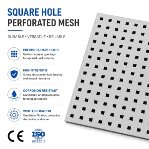 Custom Special Hole Perforated Metal Sheet Irregular Pattern Panel for Industrial Applications