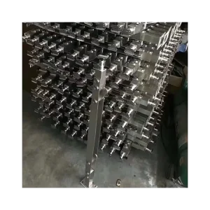 Custom Stainless Steel Indoor Metal Stair Railing Systems Outdoor Stainless Steel Balustrade Railing System for Balcony