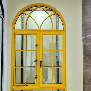 Custom Vintage Steel Window European Classic Retro Fixed Exterior Bathroom French Design Soundproof Fireproof Waterproof Metal