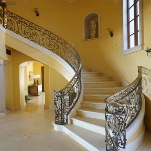 Custom Wrought Iron Fence Panels Powder Coated Metal Security Fence for Residential and Commercial Projects